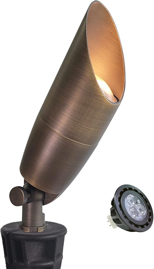 MALORY Solid Brass Landscape Spotlight 1-Pack by MALORY