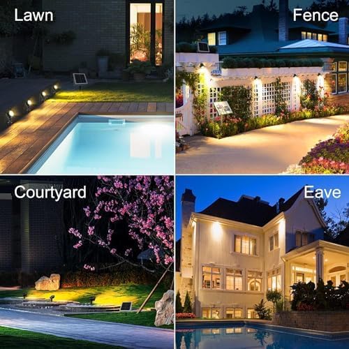CLY 4-in-1 Solar Spot Lights Outdoor - Image 8