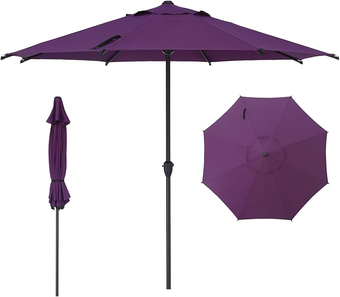 Abba Patio 9FT Lyon Outdoor Patio Umbrella Outdoor Table Umbrella by AbbaPatio