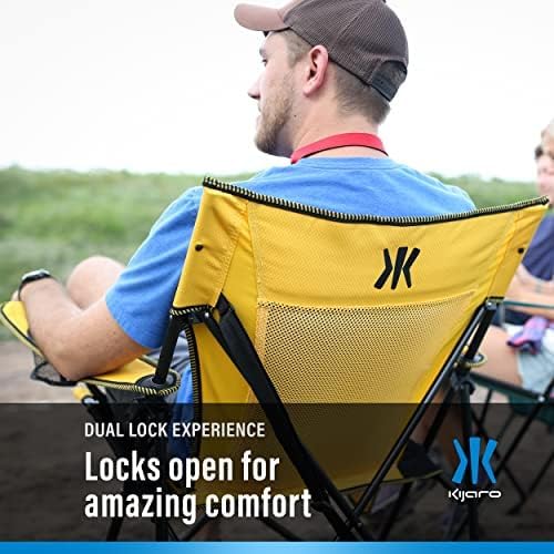 Kijaro XXL Dual Lock Portable Camping Chair - Image 6