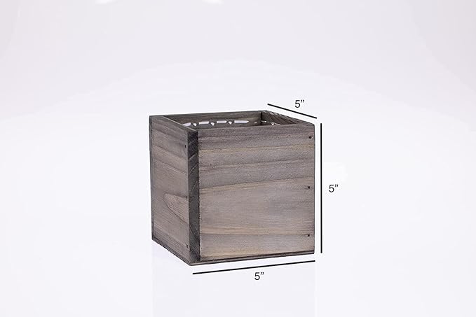 Wooden Planter Box, Rustic Barn Wood - Image 2