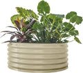 Vego garden 17" Tall 42" Round Raised Garden Bed Metal Raised Bed Planter Box by VegoGarden