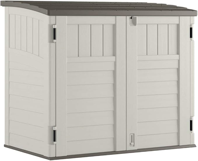Suncast 3 Pack 34 Cu Ft Capacity Horizontal Outdoor Storage Shed - Image 4