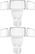 LUTEC 2 Pack 72W 7500LM LED Security Lights Motion Sensor Light Outdoor by LUTEC