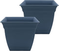 The HC Companies 10 Inch Eclipse Square Planter Pots by TheHCCompanies