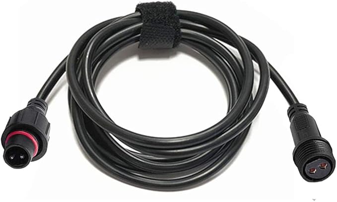 16AWG Waterproof Extension Cable, 9.84FT 2Pin Extension Lead Waterproof Cord by dstfuy