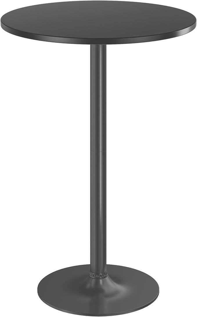 Furmax Bistro Pub Table Round Bar Height Cocktail Table by Furmax