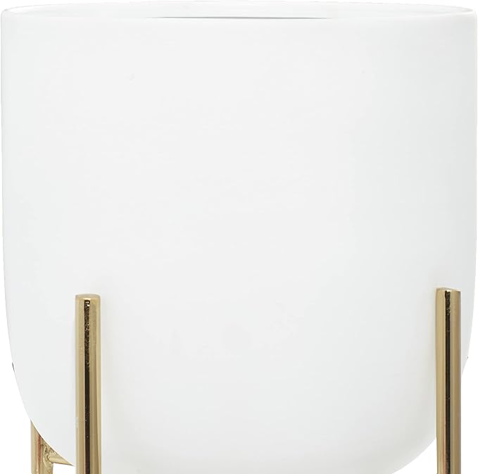 Deco 79 Metal Indoor Outdoor Planter Large Planter Pot - Image 5