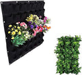 Hanging Planting Grow Bags, 49 Pockets Hanging Vertical Wall Planter Wall by LITLANDSTAR