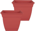 The HC Companies 12 Inch Eclipse Square Planter Pots by TheHCCompanies