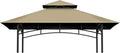 Grill Gazebo Replacement Top, 5 * 8 Outdoor BBQ Top Cover, Double Layer BBQ by COVBOARD