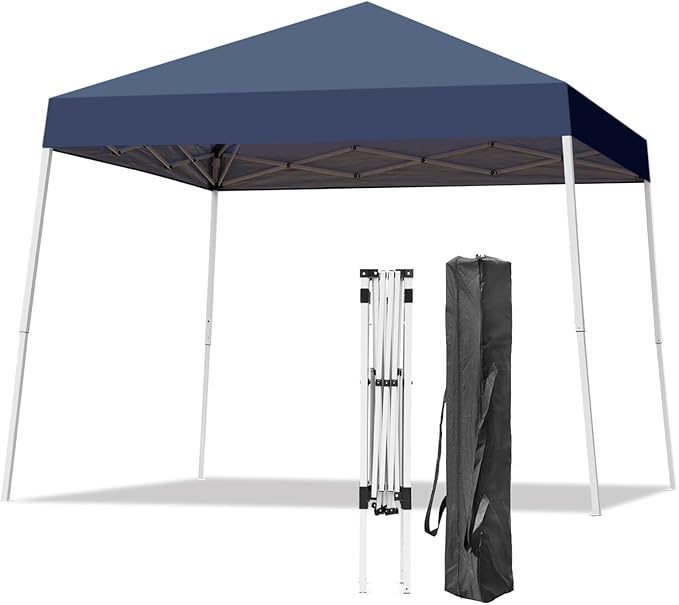 Canopy Tent, 10X10 FT Pop Up Canopy Outdoor Instant Tent Slant Legs by Oneofics