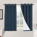 H.VERSAILTEX Linen Blackout Curtains 54 Inches Long 100% Absolutely Blackout by HVERSAILTEX