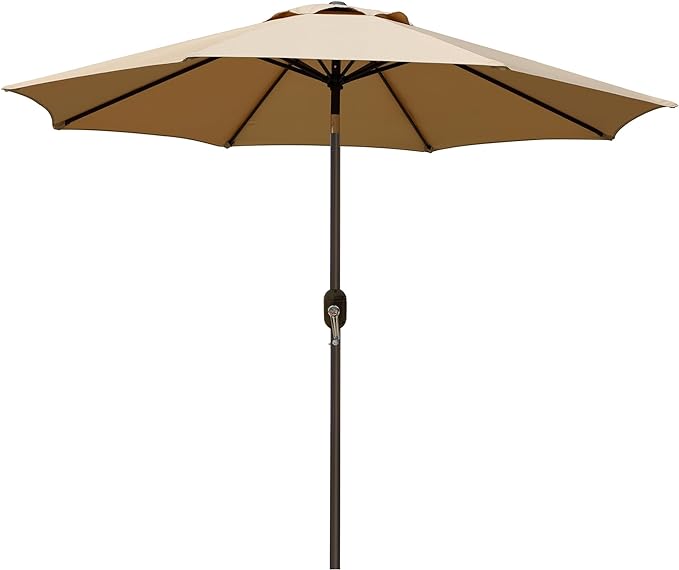 Blissun 9' Outdoor Patio Umbrella, Outdoor Table Umbrella, Yard Umbrella by Blissun