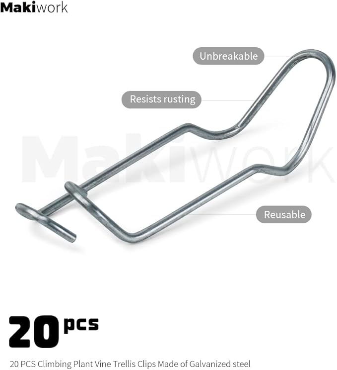 20PCS Galvanized Steel Garden Support Stakes - Image 3
