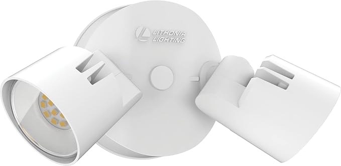 Lithonia Lighting HomeGuard 2-Light LED Outdoor Flood Lights, Wall or Ceiling by AcuityBrands