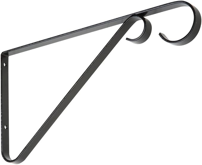 National Hardware N274-563 V2653 Plant Bracket in Black, 9 Inch by NationalHardware