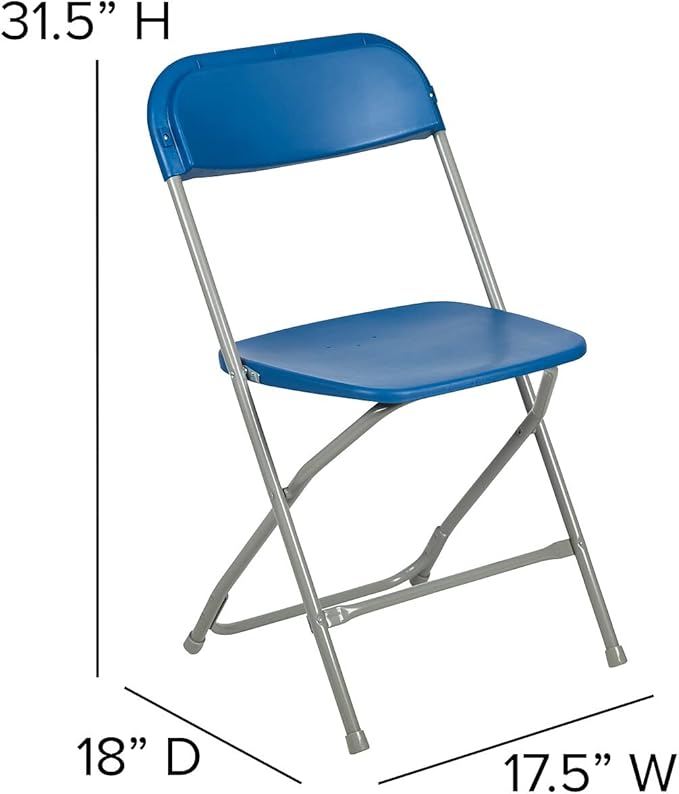 Flash Furniture Hercules™ Series Plastic Folding Chair - Image 3