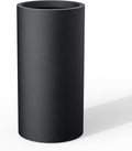 Kante 27.8 Inch Tall Cylindrical Planter, Large Round Plant Pots by Kante