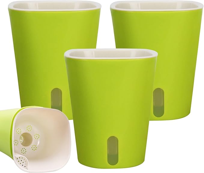 TCBWFY 9 Inch Self Watering Pots by TCBWFY