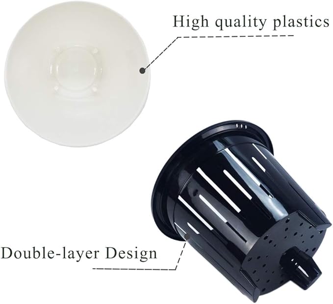 OJYUDD 8 Pack 4 Inch Self Watering Plastic Planter - Image 4