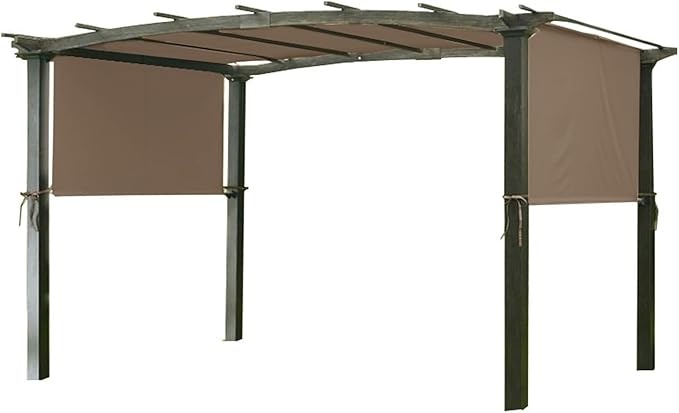 Garden Winds Universal Pergola Replacement Canopy Top Cover, Dimensions: 205" L by GardenWinds