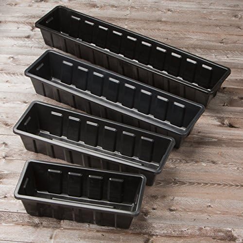 Root & Vessel Poly-Pro Plastic Flower Box Planter - Image 4