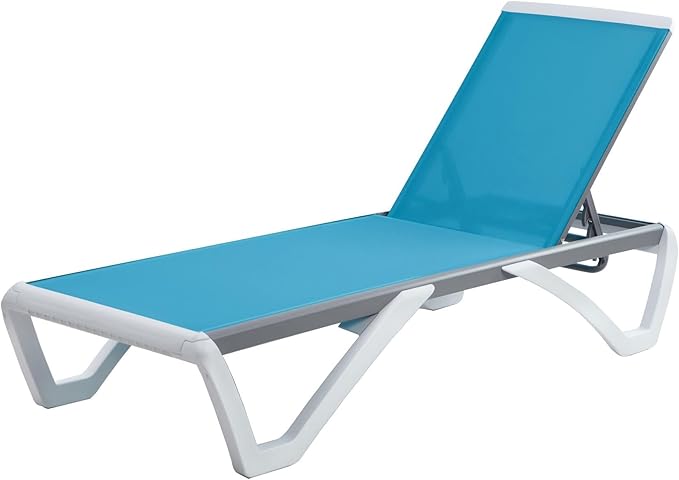Kozyard Outdoor Chaise Lounge Chair, Full Flat Adjustable Patio Lounger - Image 9