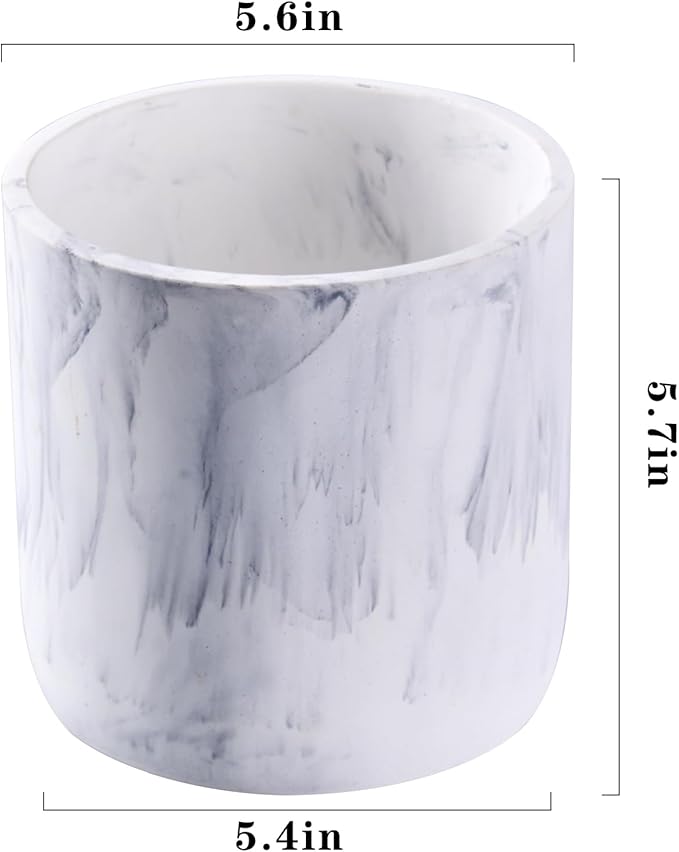 Ekirlin 6 Inch Resin Plant Pot Indoor - Image 5