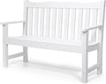 Stoog 2-Person Outdoor Bench, All-Weather HIPS Plastic Garden Bench by Stoog