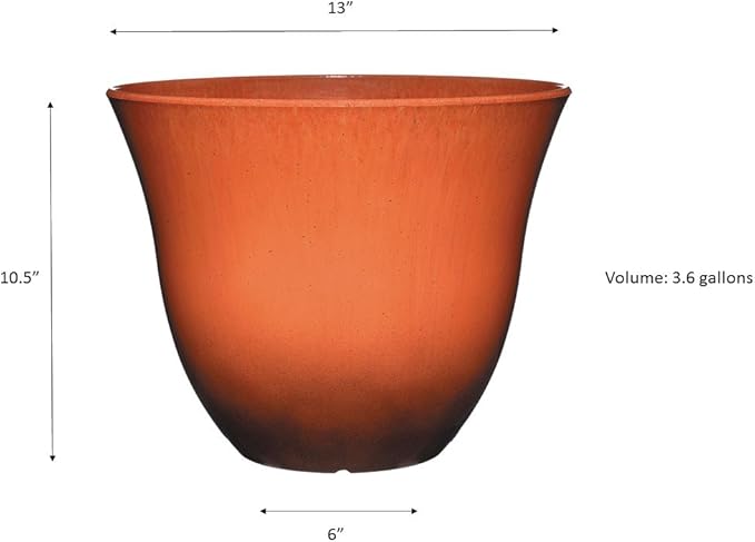 Classic Home & Garden Resin Flower Pot Planter - Image 4