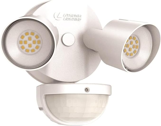 Lithonia Lighting HomeGuard 2-Light LED Outdoor Flood Lights, Motion Sensor by AcuityBrands