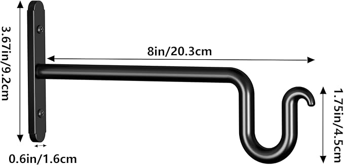 Hanging Plant Brackets 8 Inch - Image 5