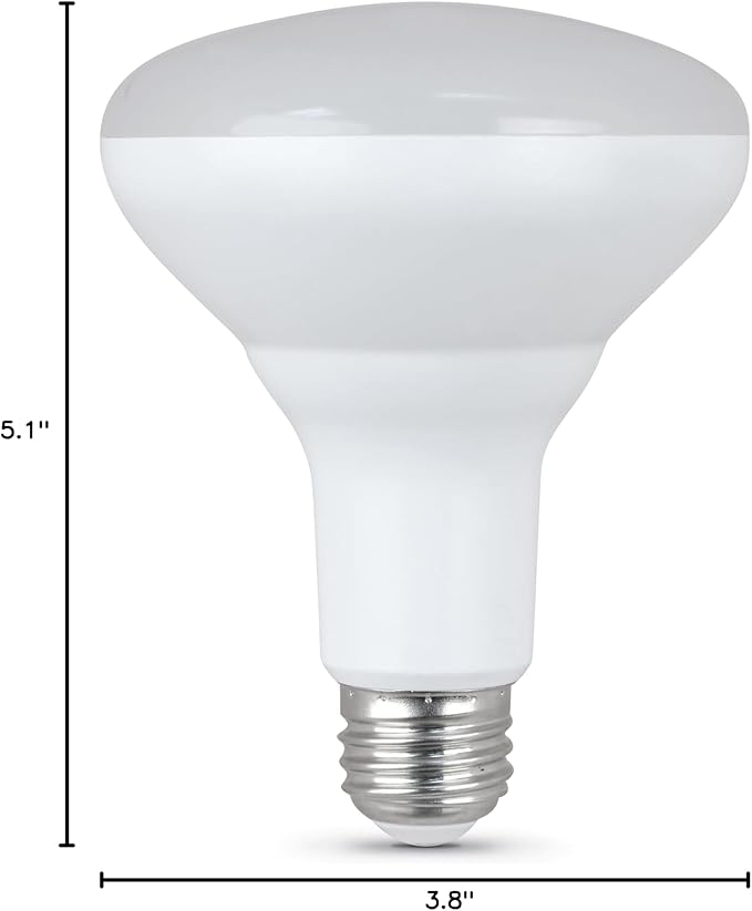 Feit Electric BR30 LED Light Bulbs, 100W Equivalent, E26 Standard Base - Image 9