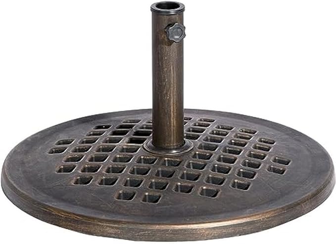 UBP24241-BR 24-Inch Cast Stone Umbrella Base, Made from Rust Free Composite by Unknown