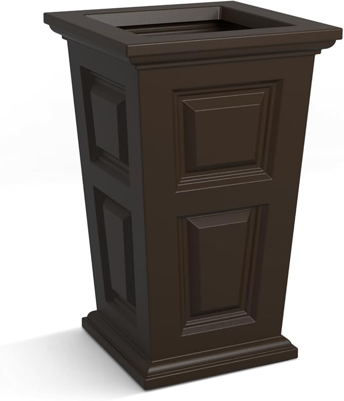 Mayne Wyndham 24-Inch Tall Planter – Self-Watering, Weather-Resistant Planter - Image 8