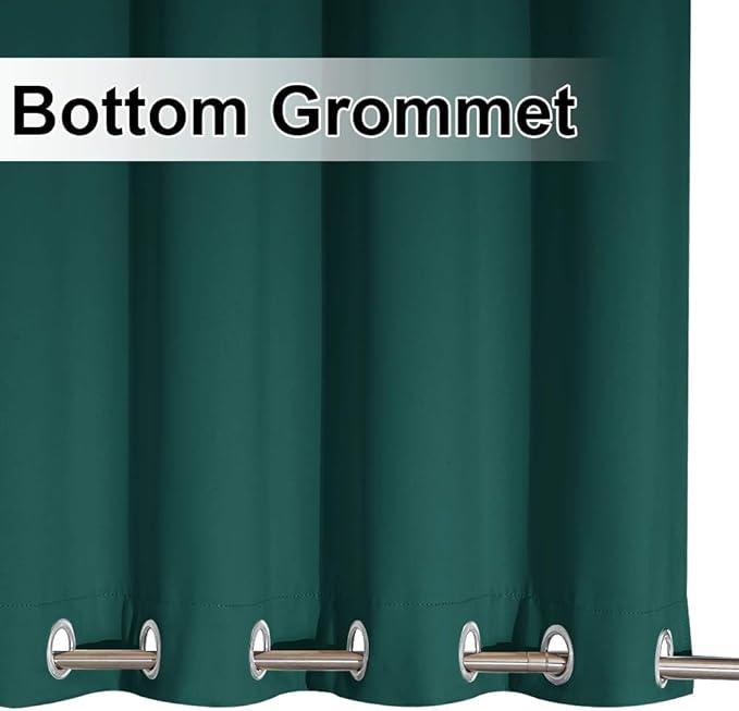 NICETOWN Outdoor Patio Curtain Extra Long Drape 120" L Waterproof/Windproof - Image 5