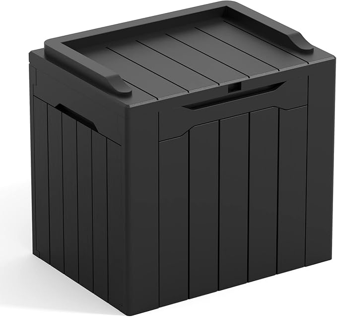 Greesum 31 Gallon Resin Deck Box All Weather Outdoor Storage Boxes by BuynowfromGreesum