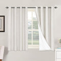 H.VERSAILTEX Primitive Linen Curtains 100% Blackout Curtain Drapes Burlap by HVERSAILTEX