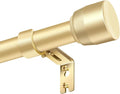 Gold Curtain Rod Itself is 30-144 inch 2 Pack, Fit 30 to 142, 66 to 120 inch by Unknown