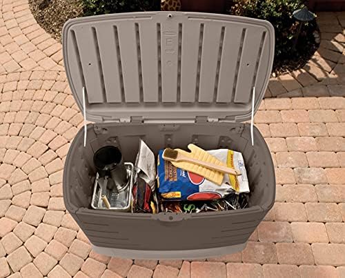 Rubbermaid Medium Resin Outdoor Storage Deck Box, Weather Resistant, Deck - Image 7