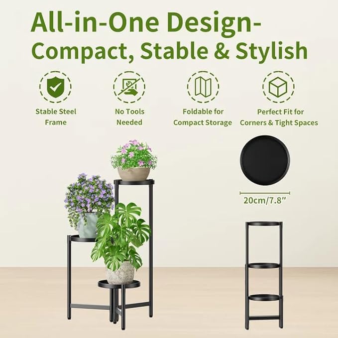 3 Tier Large Plant Stand Indoor - Image 5