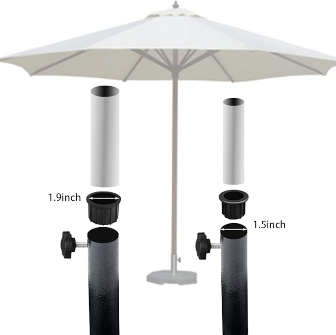 Patio Umbrella Parasol Base Stand Hole Ring Plug Cover Cap Insert - Image 2