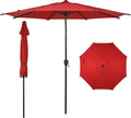 Abba Patio 9FT Lyon Outdoor Patio Umbrella Outdoor Table Umbrella by AbbaPatio