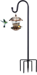 Shepherd Hooks for Outdoor, ToyHotels 1 Pack 78 Inch Bird Feeder Pole by ToyHotels