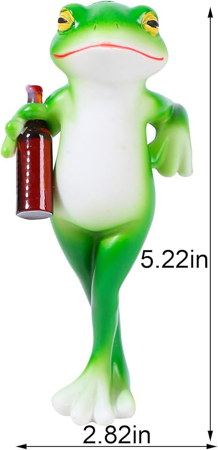 Miniature Frog Figurines Plant Decorations - Image 3