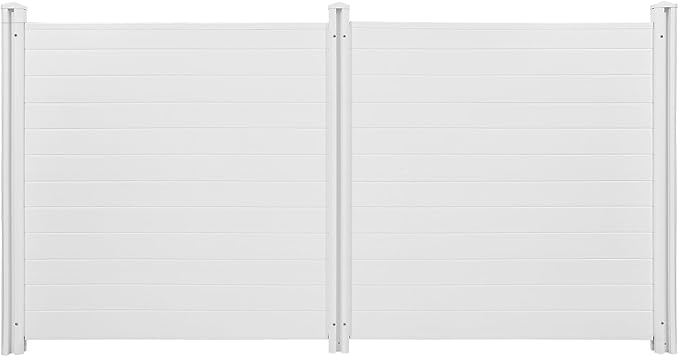 VEVOR Outdoor Privacy Screens, Pool Equipment Enclosure, Horizontal Vinyl - Image 12