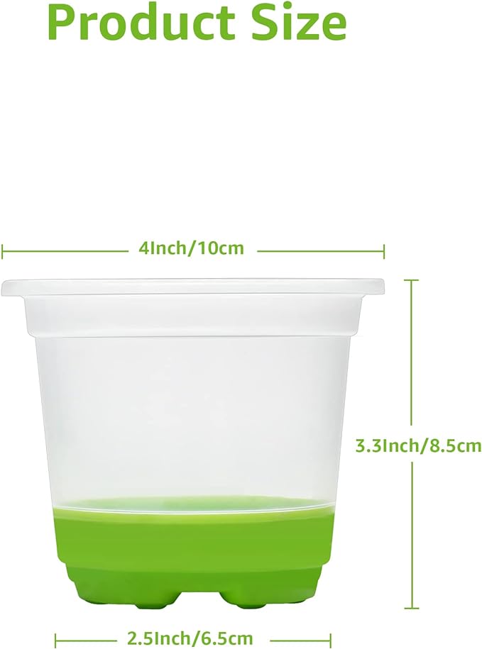 MIXC Thickened Clear Nursery Pots - Image 2
