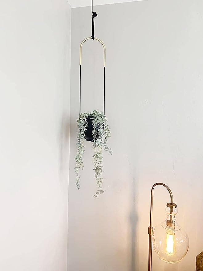 Metal Hanging Planter for Indoor Outdoor Plants Wall and Ceiling Hanging Flower - Image 7