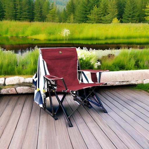 GCI Outdoor Kickback Rocker Camping Chair | Portable Folding Rocking Chair - Image 2
